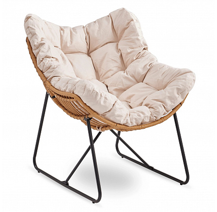 Fotel Wypoczynkowy FIN Beżowy