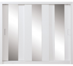 DUCA I - DC1 250 Gardróbszekrény, Fehér Lux