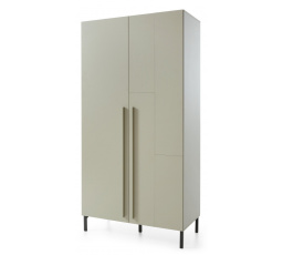 SERGIO SE 2 ruhásszekrény, Eukaliptusz/Baltic Dune Tölgy/Fekete Onyx