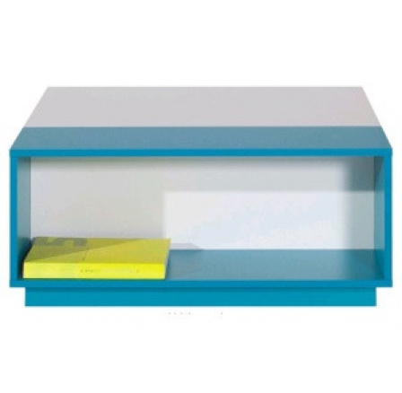 MOBI MO16 asztal, Fehér Lux / Türkiz