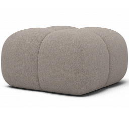 Kárpitozott puff Covio, bézs Bouclé Royal 18 85x52