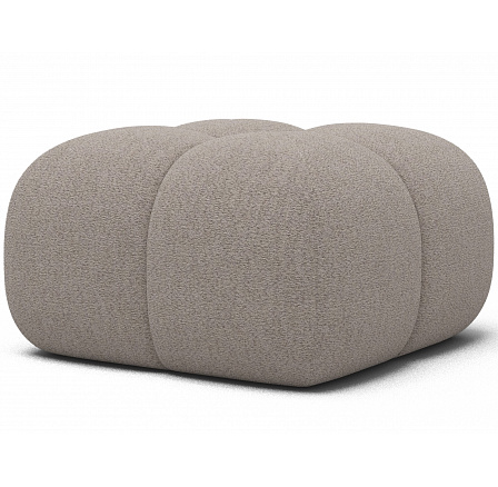 Kárpitozott Covio puff, bézs buklé Royal 18 85x52 Kárpitozott Covio puff, bézs buklé Royal 18 85x52