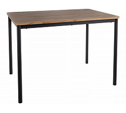CITY étkezőasztal, Artisan Tölgy/Fekete