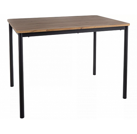 CITY étkezőasztal, Artisan Tölgy/Fekete