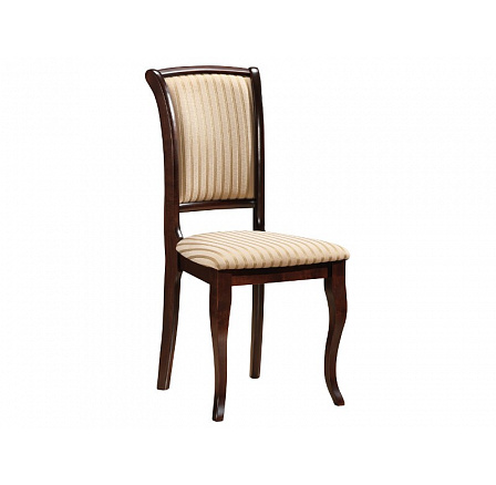 Étkezőszék MNSC, sötét dió/bézs 19