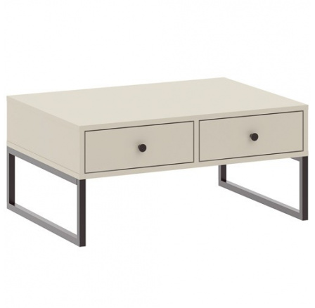 LINEA 2S dohányzóasztal, Kasmír/Fekete