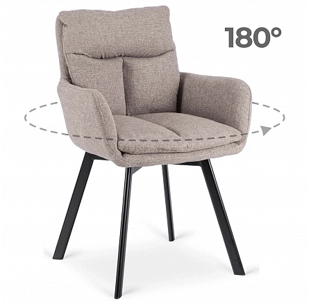 Krzesło Obrotowe CORTADO Brązowe