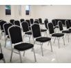 SOL bankett szék fekete-ezüst