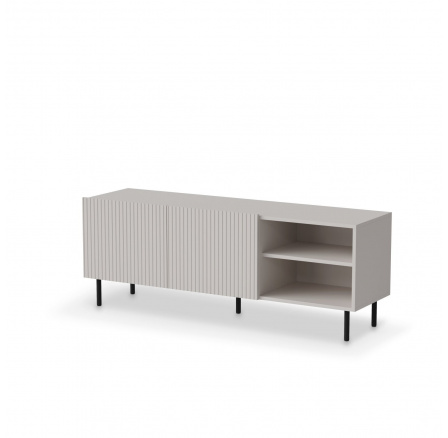 Tv komód PAXOS RTV-1, kasmír/fekete