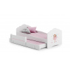 CASIMO II LÁNY SZÁRNYAKKAL MATRACOS FRANCIAÁGY 160x80 Fehér