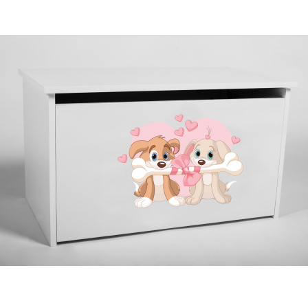 DARIA White játéktároló láda