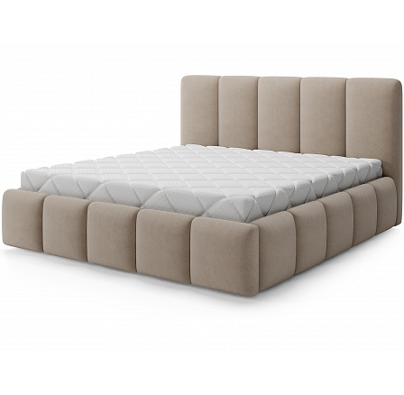 Bed Edvige+ wooden frame/ gas lift / bedding box 160x200 Jasmine 22 Not applicable 1