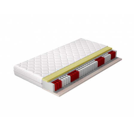 Palmo 80x200 tasakrugós matrac Hypoallergén huzat Microfibre
