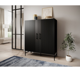 Raftt Display Cabinet Czarny 122x140 Not applicable