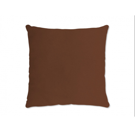 Saténový povlak na polštář hnědý 50x70