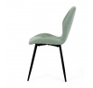 Jídelní židle, zelená, látka, CT-285 GRN2