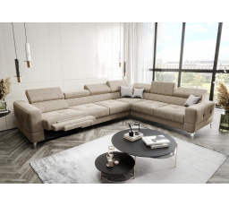 NAROŻNIK ROZKŁADANY TOSCANIA MAX RELAX 320×250 - prawa , Odcienie beżu