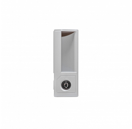 Fém szekrényhez való zár rekeszekkel, 110 x 41 mm, szürke Fém szekrényhez való zár rekeszekkel, 110 x 41 mm, szürke