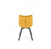 Forgó étkezőszék K520, Mustársárga/Fekete