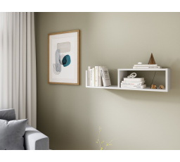 Vellia 80 White Shelf Biały 80x20 Not applicable