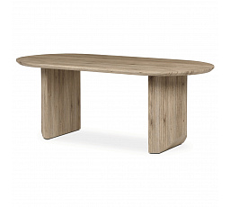 Jídelní stůl 200x100cm, mdf, dub san remo, HT-W1578 SRE