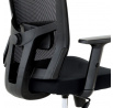 Kancelářská židle, houpací mechanismus, černá síťovina, KA-B1012 BK