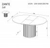 Étkezőasztal ZANTE - ZA9, Kasmír