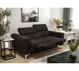SOFA TOSCANIA II RELAX 185 CM - Odcienie czarnego