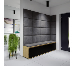 EMI 3 előszobafal, Trinity 34/Artisan+fekete