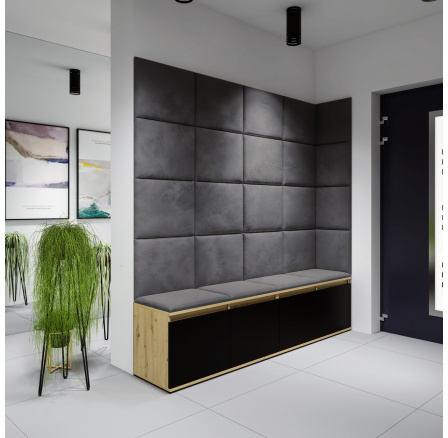 EMI 3 előszobafal, Trinity 34/Artisan+fekete