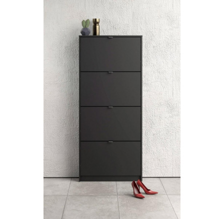 Botník FLAP 007 4KL, Černý mat