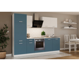 Kuchňská linka Todor 260 modrá/bílá + PD 200 bílá