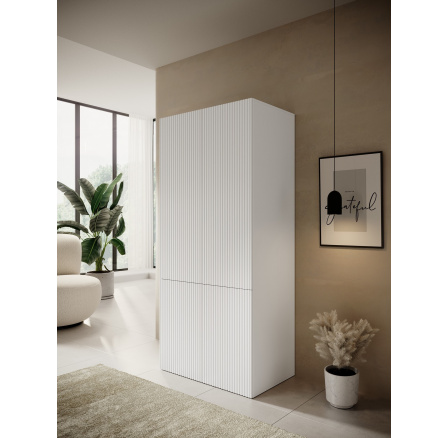 PAFOS 90 ruhásszekrény, Fehér