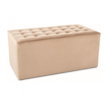 PUF LORI 2 VELVET BEŻ BLUVEL 28 PUF LORI 2 VELVET BEŻ BLUVEL 28