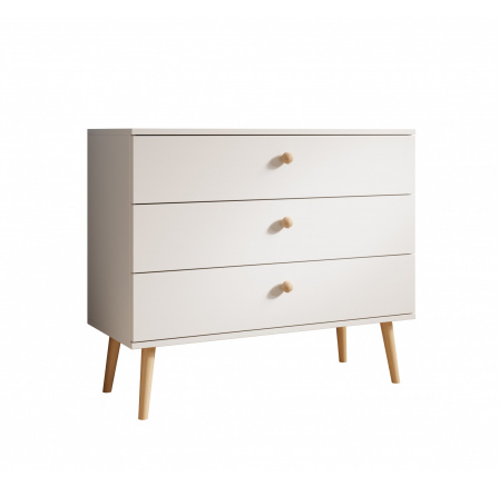 Beni komód Fehér+Fehér