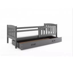 KUBUŚ PARTEROWE RAMA GRAFIT SZUFLADA GRAFIT BEZ MATERACY 80 X 190 KPL