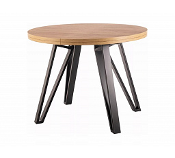 GALAXY étkezőasztal, Artisan Tölgy/Fekete