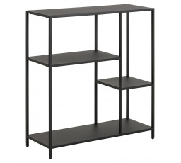 Aszimmetrikus alacsony Newcastle polc fekete