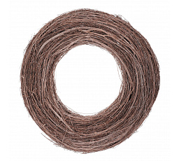 Věnec proutěný - pr. 80 cm, barva hnědá