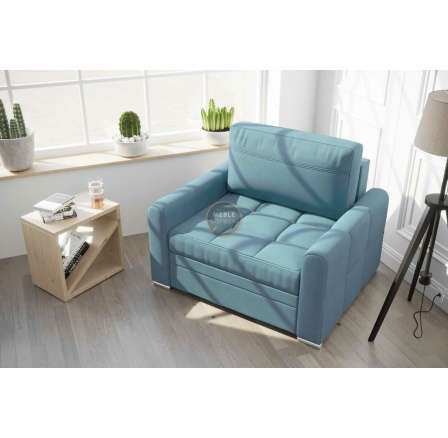 FOTEL VERONA 105 CM - Odcienie niebieskiego