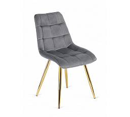 Krzesło CARO Szare Welurowe