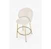 H116 bárszék, krém/arany