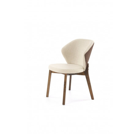 Étkezőszék K583, dió / barna / bézs