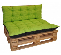 Polstry na paletový nábytek sada Basic - látka světle zelený melír