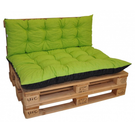 Polstry na paletový nábytek sada Basic - látka světle zelený melír