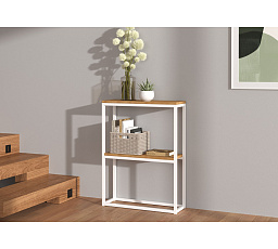 MASON Konzol Asztal Fehér+Artisan