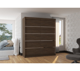 Tolóajtós szekrény SPECTRA 180 Choco+Choco