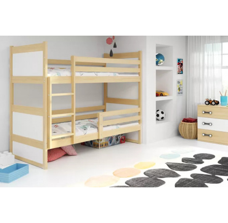 RICO PIĘTROWE RAMA SOSNA WYPEŁNIENIA BIAŁY BEZ SZUFLADY 90 X 200 KPL