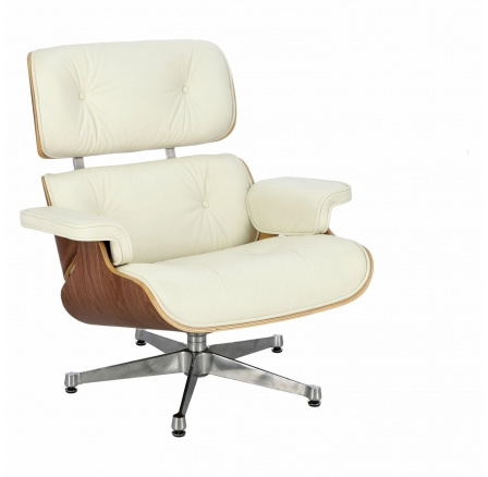 VIP szék fehér/dió/ezüst alap TP