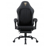 Fotel obrotowy gamingowy - czarny FB40-FX